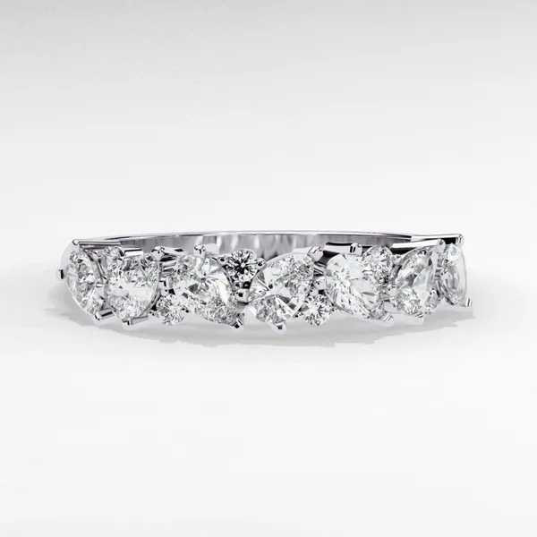 Silver_925_Sterling_Pear_Round_Cut_Royale_Moissanite_Band_For_Women