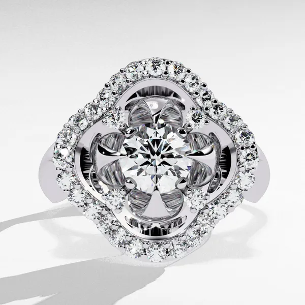 Silver_925_Sterling_Multi-Stone_Moissanite_Ring_For_Women