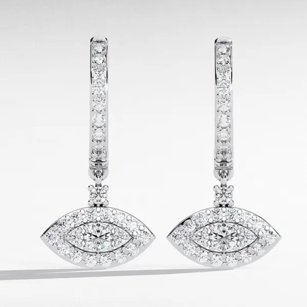 Silver_925_Sterling_Marquise_Halo_Drop_Moissanite_Earrings_For_Women