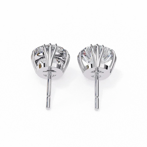 Silver_925_Sterling_Timeless_Round_Solitaire_Moissanite_Earrings_For_Women