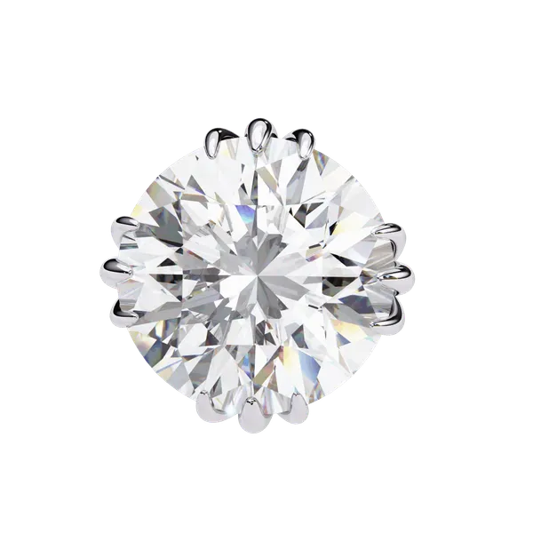 Silver_925_Sterling_Timeless_Round_Solitaire_Moissanite_Earrings_For_Women