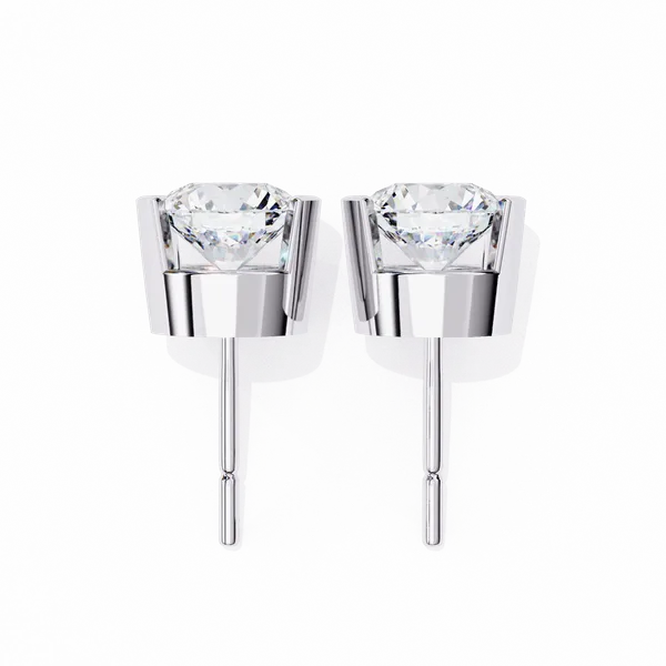 Silver_925_Half_Bezel_Round_Solitaire_Moissanite_Earrings_For_Women