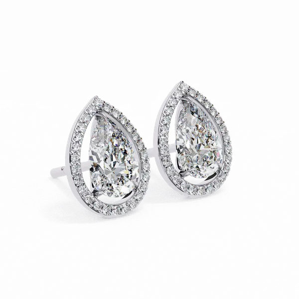 Silver_925_Sterling_Pear_Round_Halo_Stud_Moissanite_Earrings_For_Women