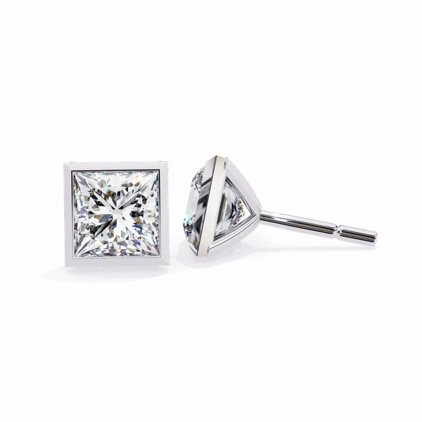 Silver_925_Princess_Cut_Solitaire_Moissanite_Earrings_For_Women