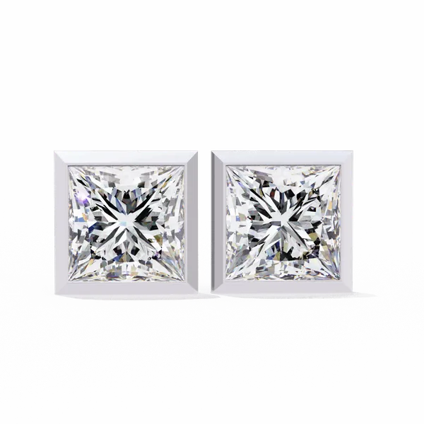 Silver_925_Princess_Cut_Solitaire_Moissanite_Earrings_For_Women