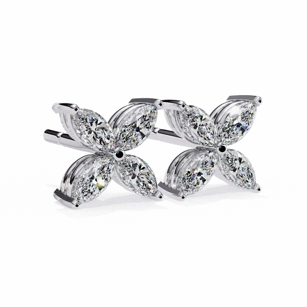 Silver_925_Sterling_Marquise_Cluster_Stud_Moissanite_Earrings_For_Women