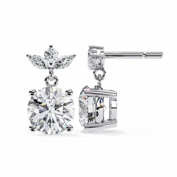 Silver_925_Sterling_Marquise_Round_Dangle_Moissanite_Earrings_For_Women