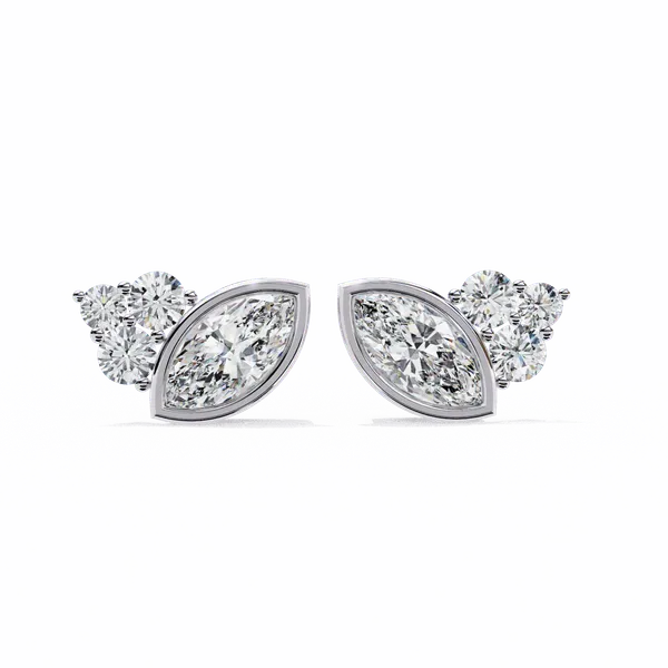 Silver_925_Sterling_Marquise_Round_Cluster_Stud_Moissanite_Earrings_For_Women