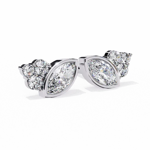 Silver_925_Sterling_Marquise_Round_Cluster_Stud_Moissanite_Earrings_For_Women