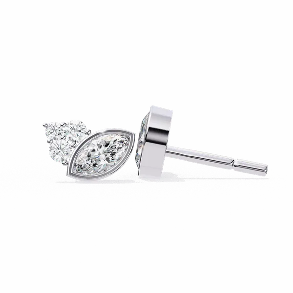 Silver_925_Sterling_Marquise_Round_Cluster_Stud_Moissanite_Earrings_For_Women
