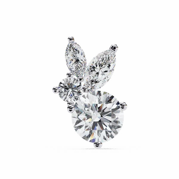 Silver_925_Sterling_Marquise_Round_Alternating_Stud_Moissanite_Earrings_For_Women