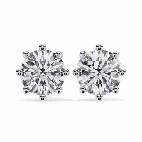 Silver_925_Sterling_Multi-Prong_Round_Solitaire_Hoop_Moissanite_Earrings_For_Women