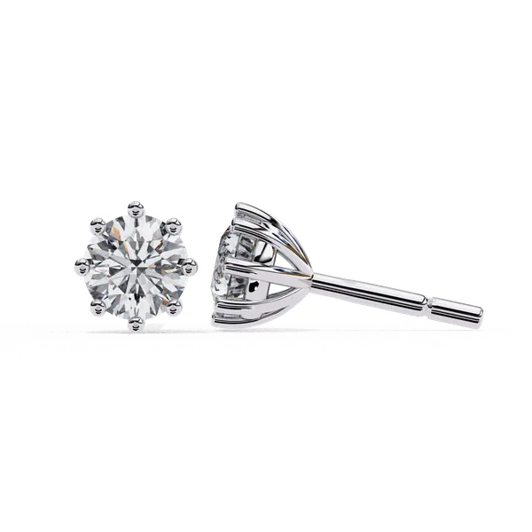 Silver_925_Sterling_Multi-Prong_Round_Solitaire_Hoop_Moissanite_Earrings_For_Women
