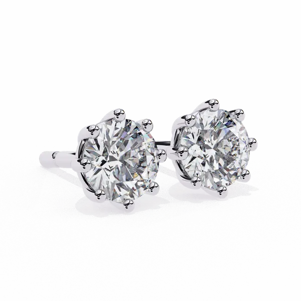 Silver_925_Sterling_Multi-Prong_Round_Solitaire_Hoop_Moissanite_Earrings_For_Women