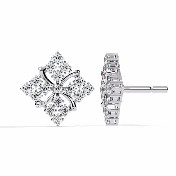 Silver_925_Sterling_Round_Cluster_Stud_Moissanite_Earrings_For_Women