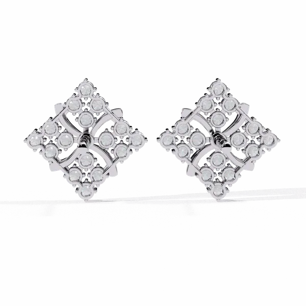 Silver_925_Sterling_Round_Cluster_Stud_Moissanite_Earrings_For_Women