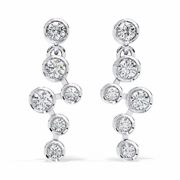 Silver_925_Sterling_Cascade_Round_Dangle_Moissanite_Earrings_For_Women