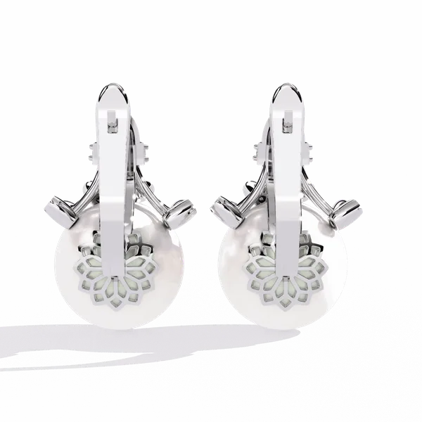 Silver_925_Sterling_Round_Trio_Drop_Stud_Moissanite_Earrings_For_Women