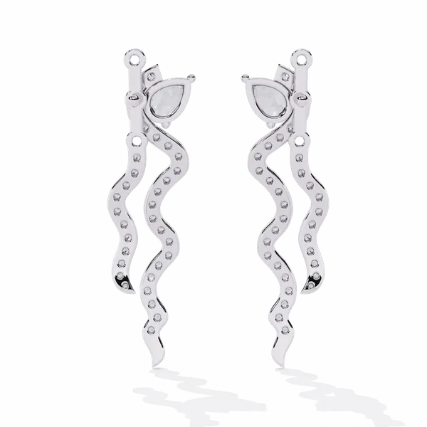 Silver_925_Sterling_Pear_Round_Dangle_Moissanite_Earrings_For_Women