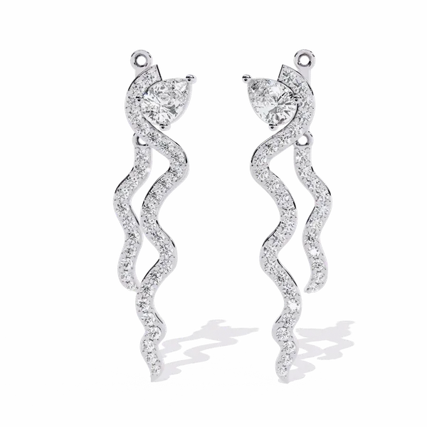 Silver_925_Sterling_Pear_Round_Dangle_Moissanite_Earrings_For_Women