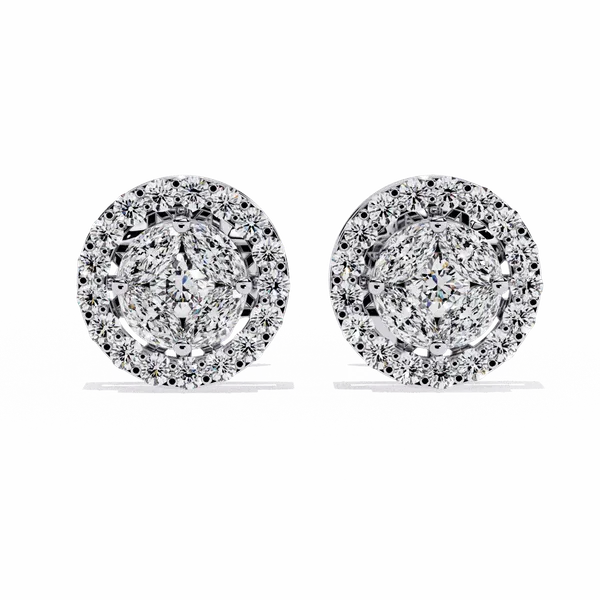 Silver_925_Marquise_Round_Hoop_Stud_Moissanite_Earrings_For_Women