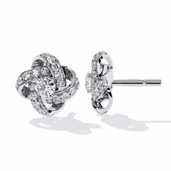 Silver_925_Sterling_Round_Dual_Cluster_Stud_Moissanite_Earrings_For_Women