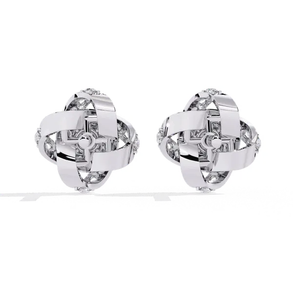 Silver_925_Sterling_Round_Dual_Cluster_Stud_Moissanite_Earrings_For_Women
