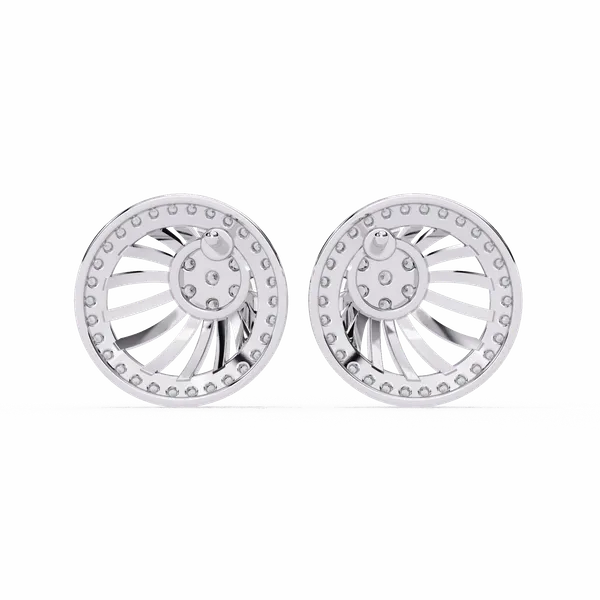 Silver_925_Sterling_Round_Trio_Cluster_Stud_Moissanite_Earrings_For_Women