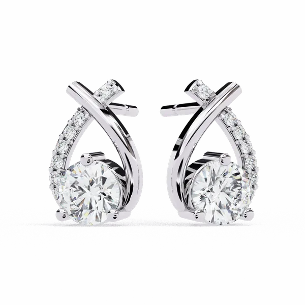Silver_925_Sterling_Round_Cluster_Stud_Moissanite_Earrings_For_Women