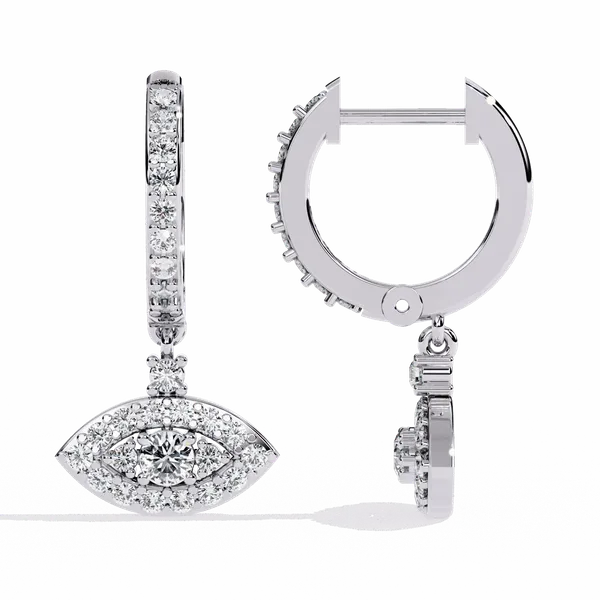 Silver_925_Sterling_Marquise_Halo_Drop_Moissanite_Earrings_For_Women