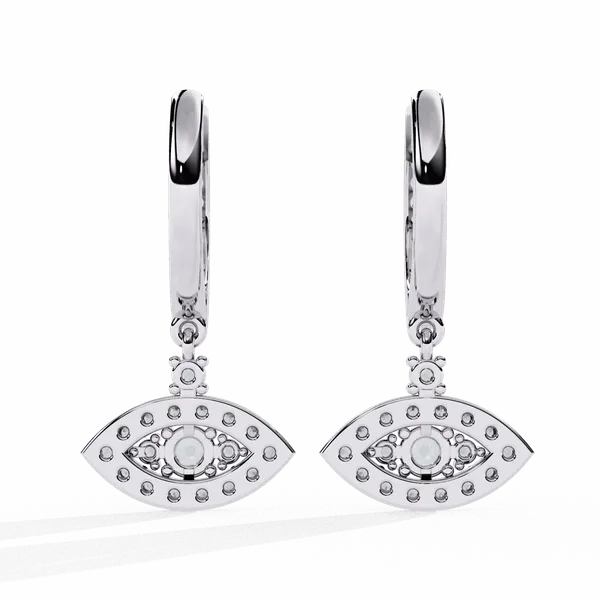 Silver_925_Sterling_Marquise_Halo_Drop_Moissanite_Earrings_For_Women