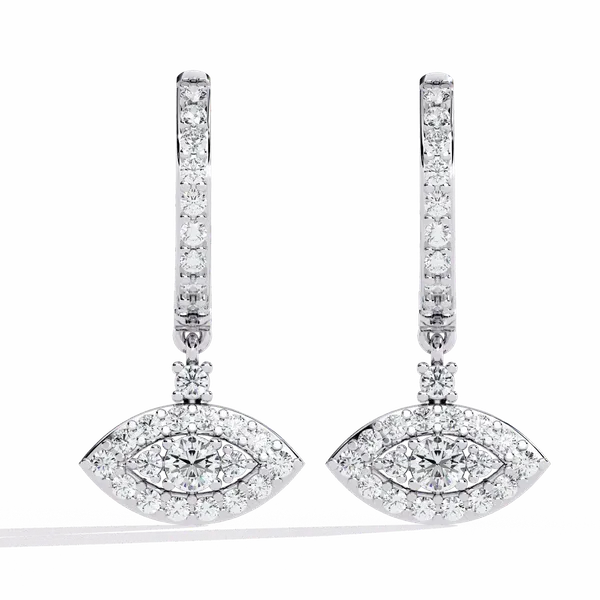 Silver_925_Sterling_Marquise_Halo_Drop_Moissanite_Earrings_For_Women