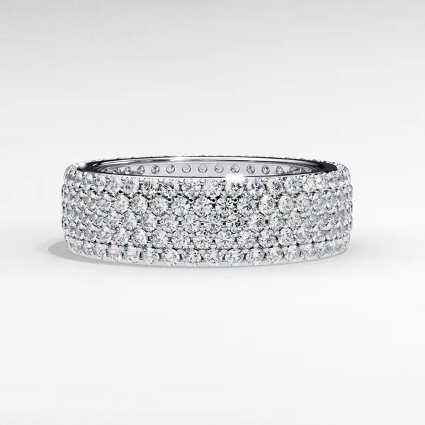 Silver_925_Sterling_Classic_Round_Cut_Moissanite_Wedding_Band_For_Women