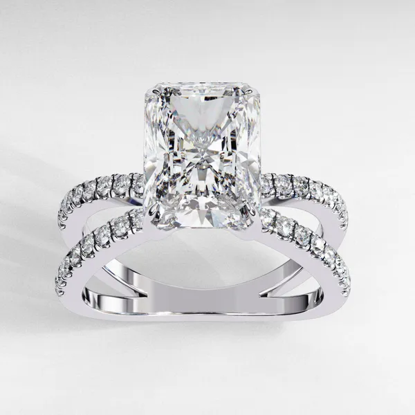 Silver_925_Sterling_Endless_Promise_Radiant_Cut_Moissanite_Ring_For_Women