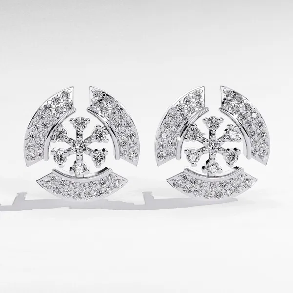 Silver_925_Sterling_Dense_Cluster_Stud_Moissanite_Earrings_For_Women