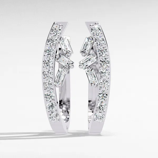 Silver_925_Sterling_Baguette_Round_Art_Deco_Hoop_Moissanite_Earrings_For_Women