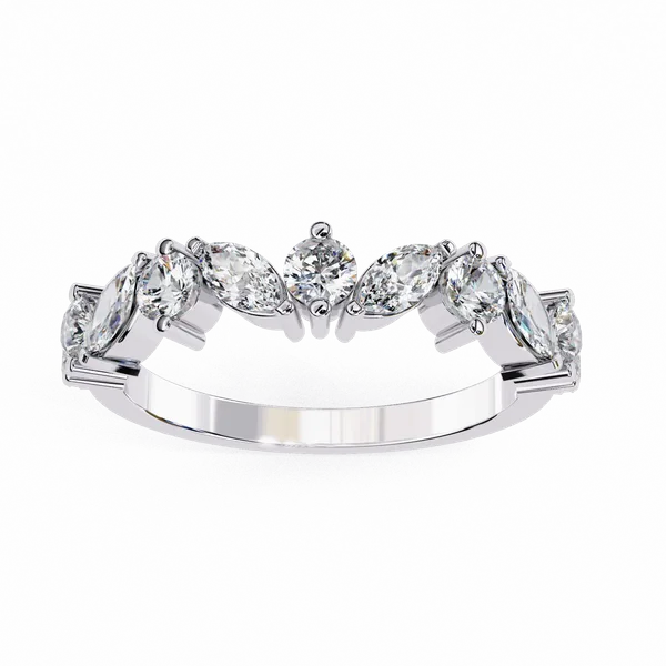 Silver_925_Sterling_Round_Marquise_Cut_Moissanite_Band_Ring_For_Women