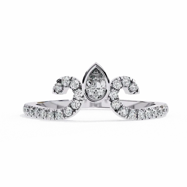 Silver_925_Sterling_Pear_Round-Cut_Moissanite_Wedding_Band_For_Women