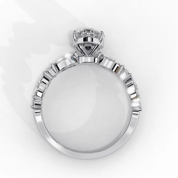 Silver_925_Sterling_Endless_Love_Pear_Cut_Moissanite_Wedding_Ring_For_Women