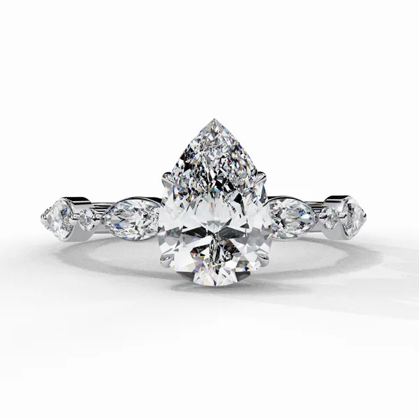 Silver_925_Sterling_Endless_Love_Pear_Cut_Moissanite_Wedding_Ring_For_Women