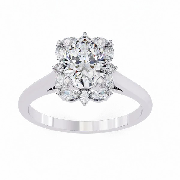 Silver_925_Sterling_Oval_Cut_Classic_Accent_Moissanite_Band_For_Women