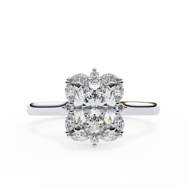Silver_925_Sterling_Oval_Cut_Classic_Accent_Moissanite_Band_For_Women