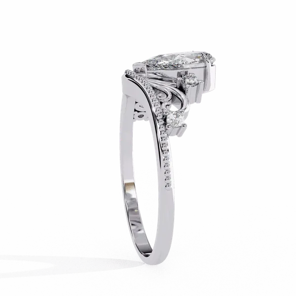 Silver_925_Sterling_Pear_Cut_Accent_Moissanite_Ring_For_Women