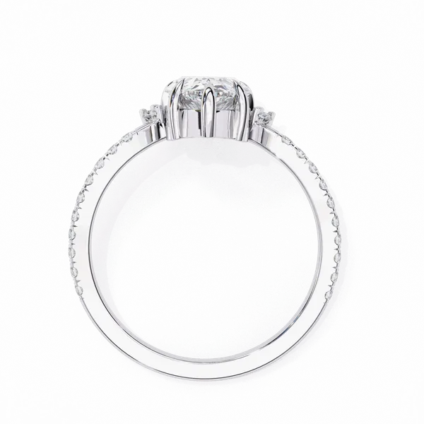 Silver_925_Sterling_Modern_Pear_Cut_Moissanite_Accent_Ring_For_Women