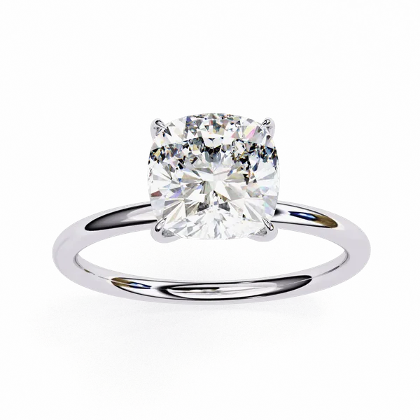 Silver_925_Sterling_Cushion_Cut_Classic_Bond_Moissanite_Ring_For_Women
