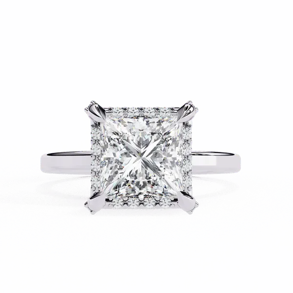 Silver_925_Sterling_Princess_Cut_Classic_Accent_Moissanite_Band_Ring_For_Women