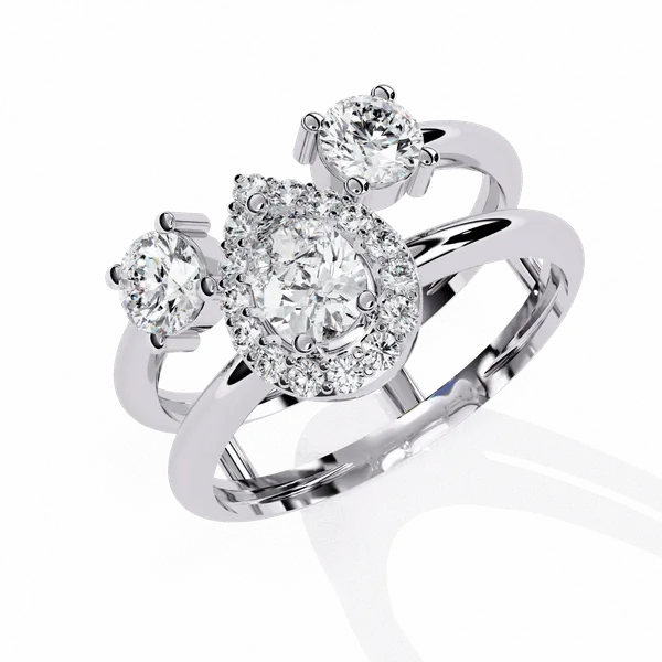 Silver_925_Sterling_Pear_Cut_Day_And_Night_Moissanite_Ring_For_Women