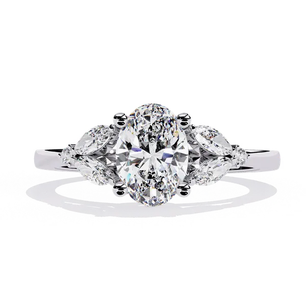 Silver_925_Sterling_Oval_Cut_Minimal_Accent_Moissanite_Ring_For_Women