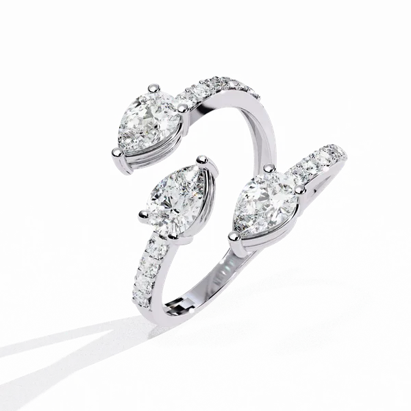 Silver_925_Sterling_Pear_Cut_Accent_Moissanite_Ring_For_Women