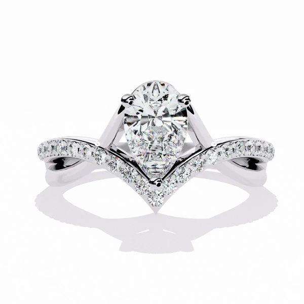 Silver_925_Sterling_Modern_Pear_Cut_Accent_Moissanite_Ring_For_Women